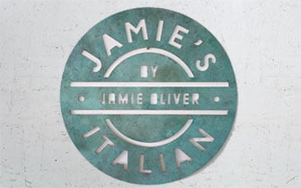 Jamie Oliver Restaurant Schild